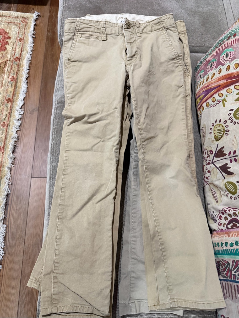 Lot of 7 GAP Kids Tan Khaki uniform Pants size 8 boys